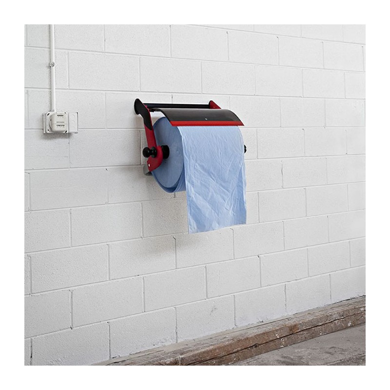 Dispensador portarrollos de papel higiénico industrial para pared
