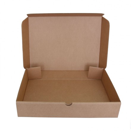 Caja kraft take away automontable 30x30x8cm (100uds) - Muñoz Bosch