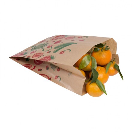 Bolsa Papel Kraft Fruta...