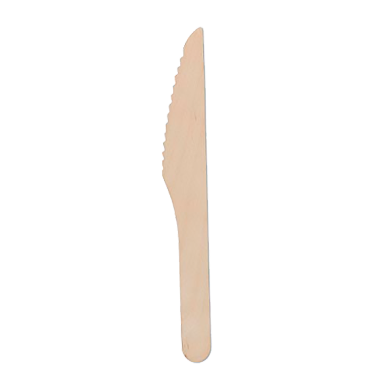 Cuchillo de madera 16 cm (1 ud)