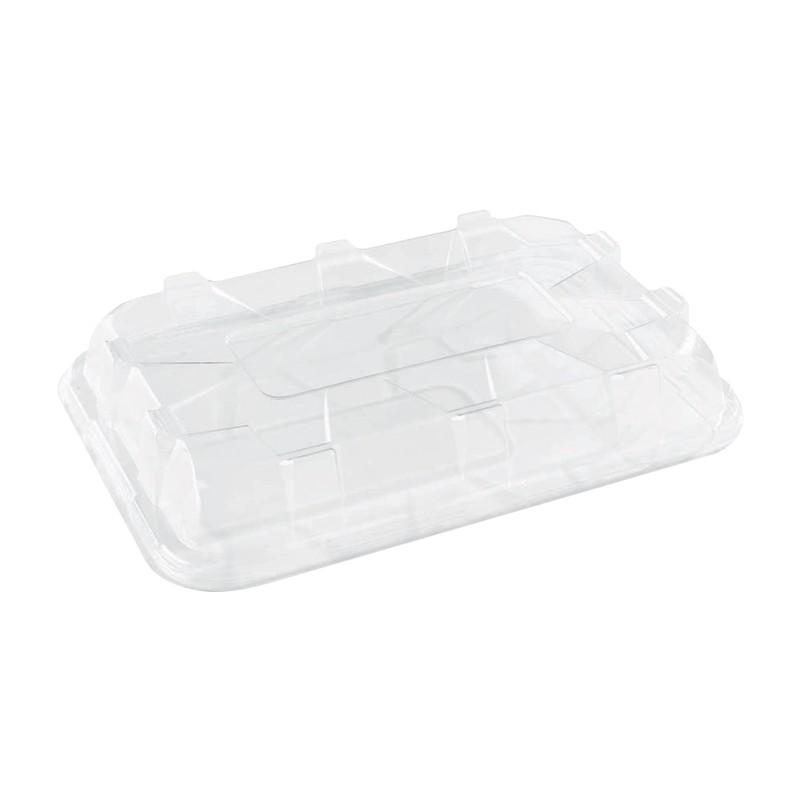 Tapa Eco para bandeja plana grande 46x30 cm (25 Uds)